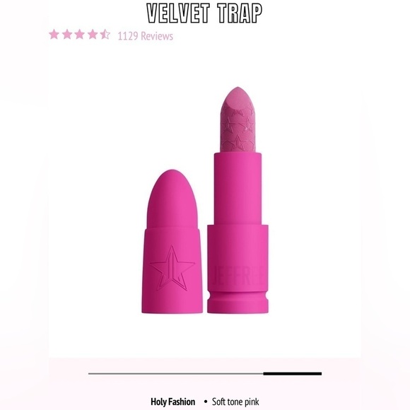 Brand New Jeffree Star Velvet Trap Lipstick in color Holy Fashion - Picture 6 of 6